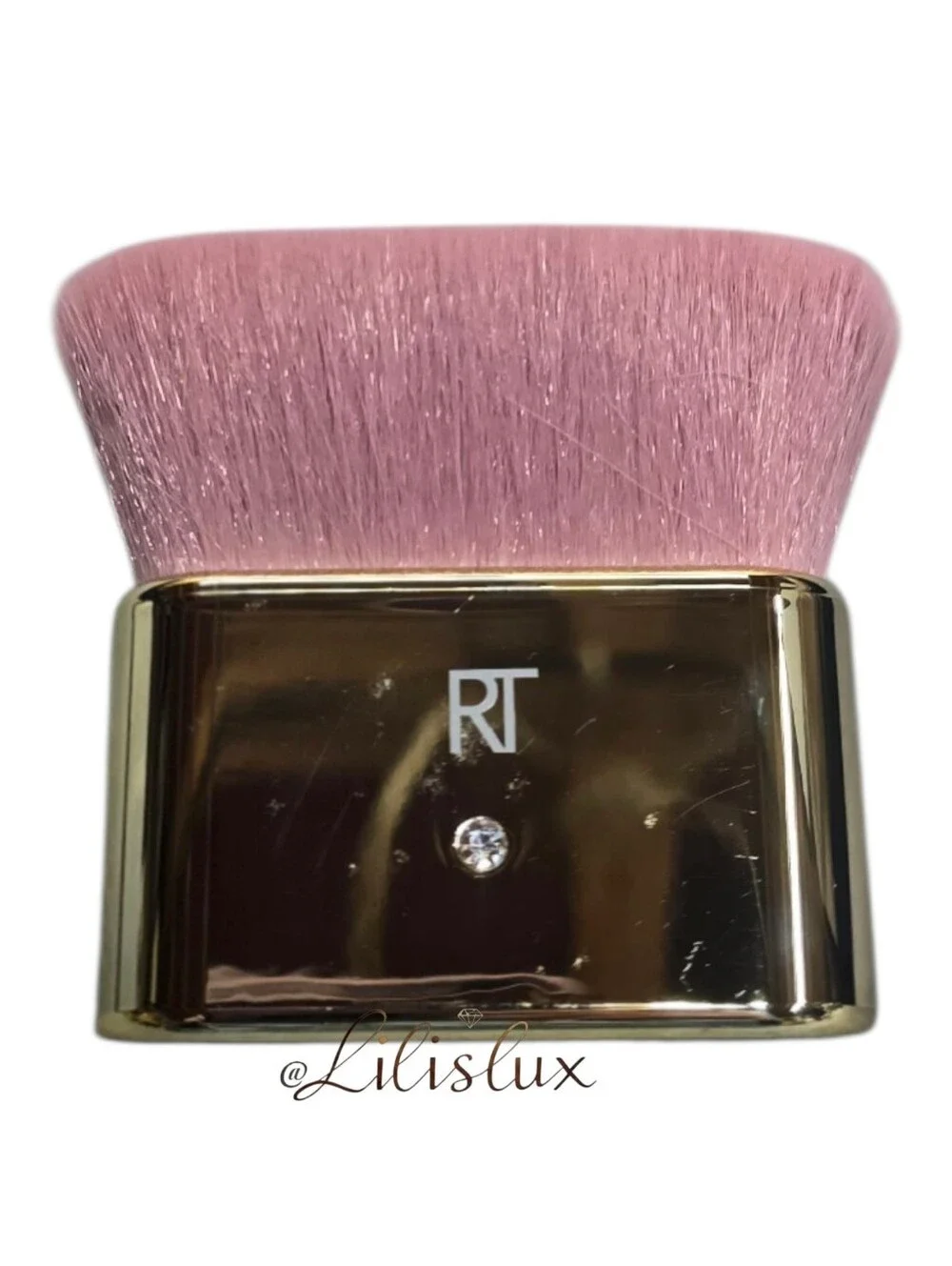 Real Techniques The Soft Glam  New! Pink Limited Edition 032 Curved Kabuki Brush